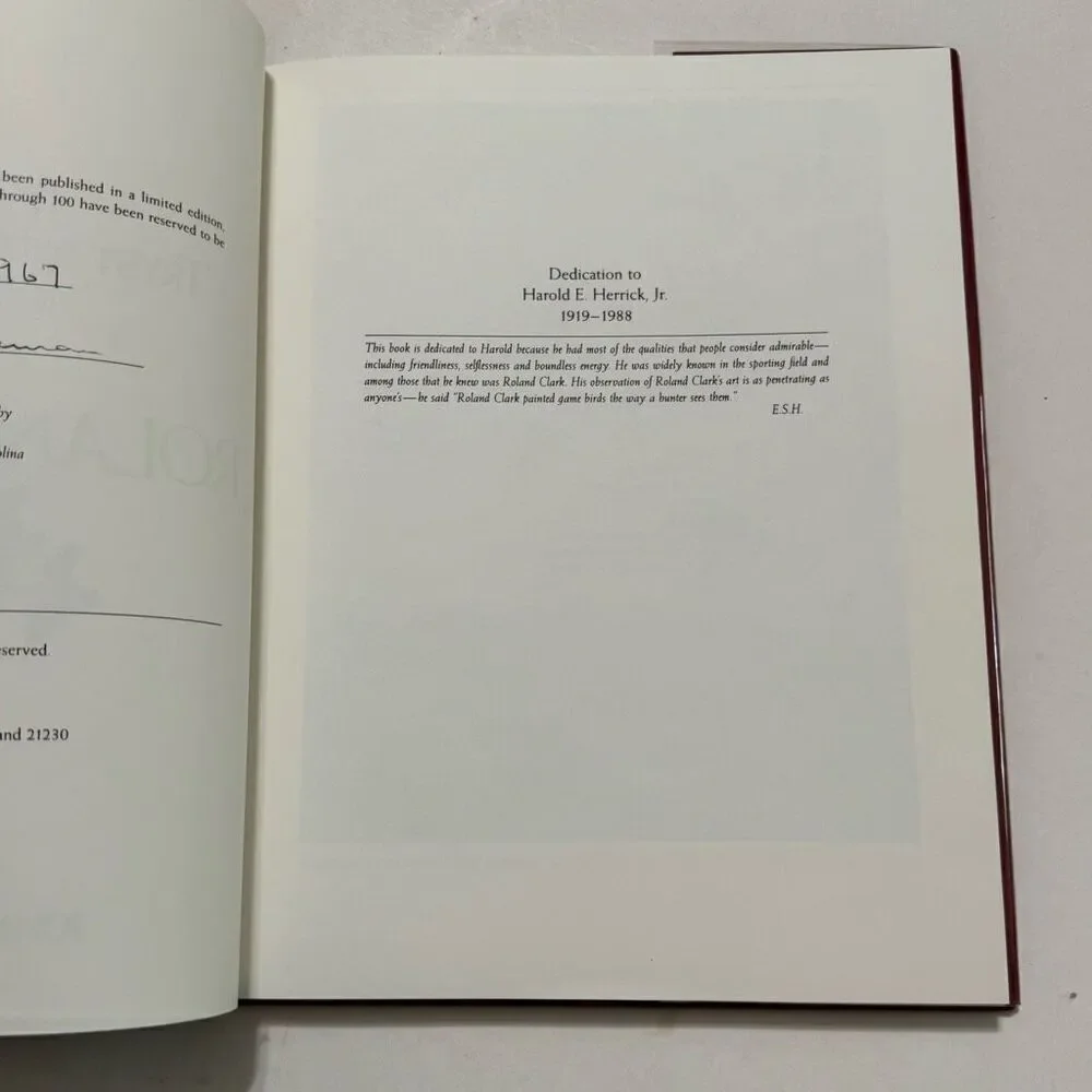 To Keep a Tryst with the Dawn: An Appreciate of Roland Clark ( Signed & Numbered